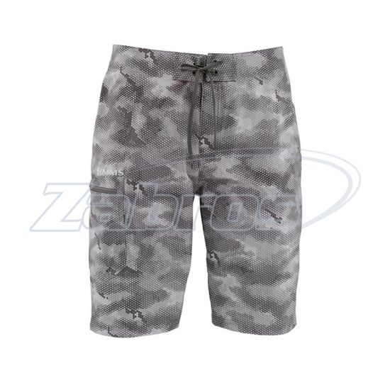 Фото Simms Surf Short Prints, 12081-092-W32, Hex Camo Sterling
