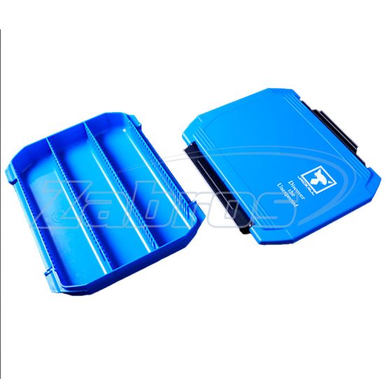 Фотография Jackall 2300D Double Open Tackle Box, 23,4x19,5x4 см, Blue