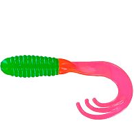 Силікон Big Bite Baits Triple Tip Grub, 2,00", 5,08 см, 10 шт, Green Hot Pink Tail: купити, ціна, Київ, Україна | Zabros