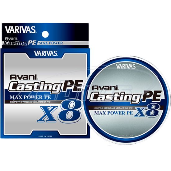 Фотография Varivas Avani Casting PE Max Power X8, #2,5, 0,26 мм, 18,1 кг, 200 м