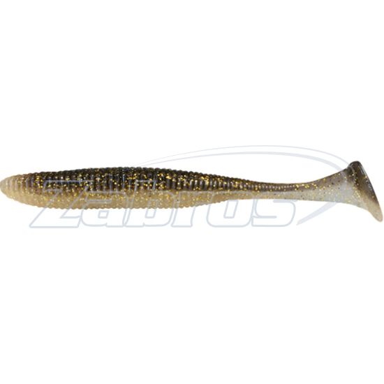 Фото Jackall Rhythm Wave, 3,80", 9,65 см, 7 шт, Gold & Black Shad
