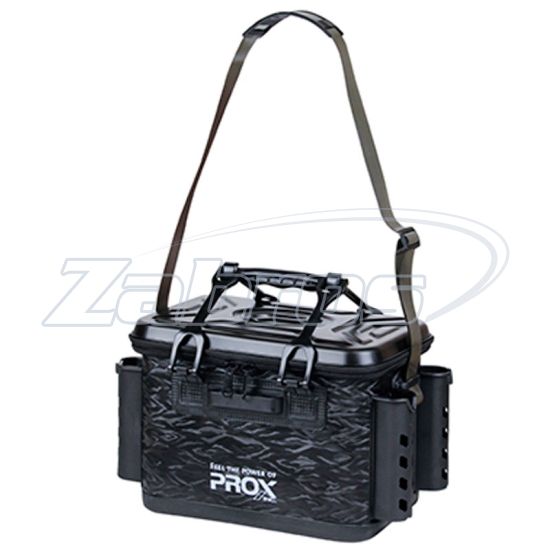 Фото Prox EVA Tackle Bakkan With Rod Holder, PX966236BK, 45x30x22,5 см, Black