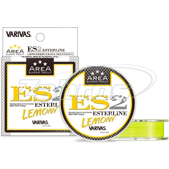 Фотография Varivas Super Trout Area ES2 Ester Lemoni, 0,083 мм, 0,64 кг, 80 м