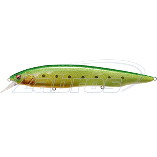 Фото Megabass Kanata SW 160F, 16 см, 31 г, 2,2 м, Glx Green Back Chart