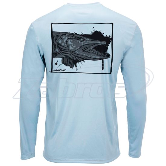 Фото Simms Solar Tech Tee - Lake Collection, 12883-188-30, M, Musky Face Steel Blue