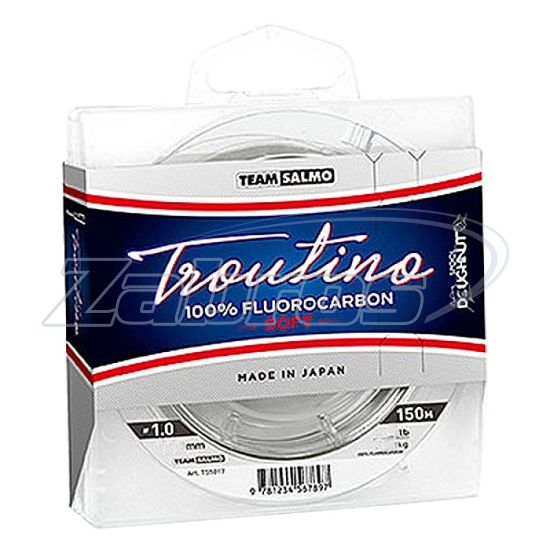Фото Salmo Fluorocarbon Troutino Soft, TS5017-018, 0,18 мм, 2,2 кг, 150 м