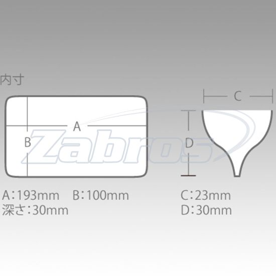 Купить Meiho Reversible 100, 20x12,6x3,6 см