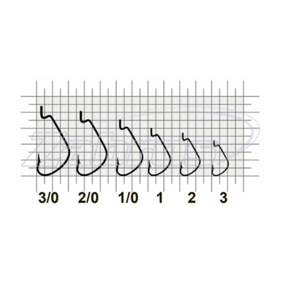 Фотографія MiniMax Offset Worm, SW-0741-1, 5 шт, Black