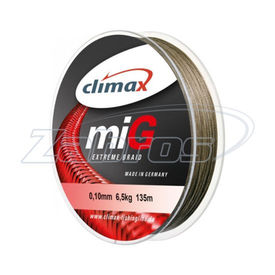 Фото Climax Mig Braid, 9323-10135-016, 0,16 мм, 11,5 кг, 135 м, Brown