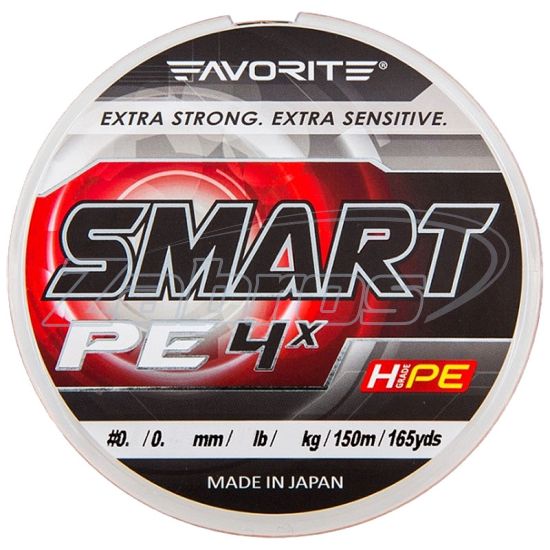 Фото Favorite Smart PE 4x, #0,8, 0,15 мм, 4,6 кг, 150 м, Light Green