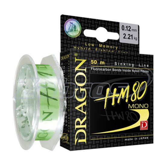 Фото Dragon HM80, 30-10-016, 0,16 мм, 3,74 кг, 50 м, Light Green