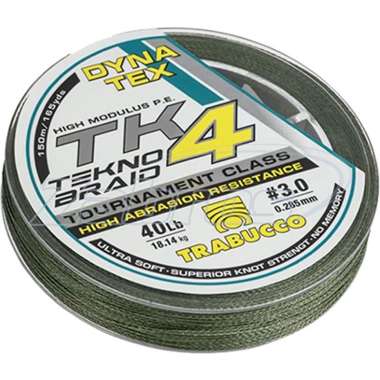 Фото Trabucco Dyna Tex TK4 Tekno Braid, 054-23-140, 0,148 мм, 6,81 кг, 150 м