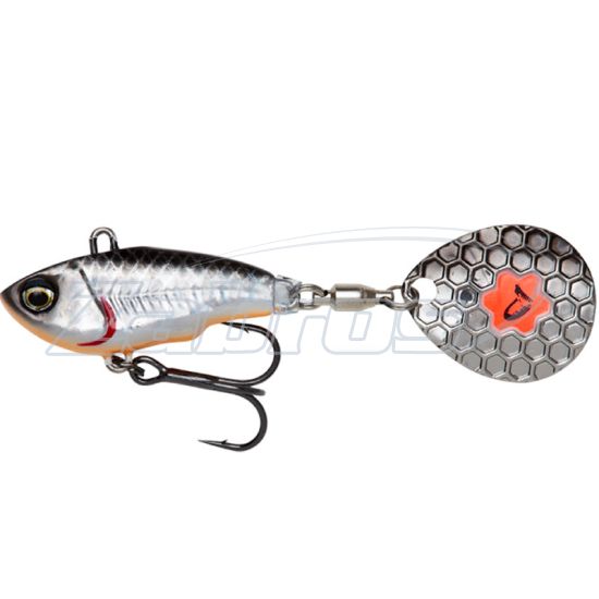 Фото Savage Gear Fat Tail Spin, 77066, 24 г, 8 см, Dirty Silver