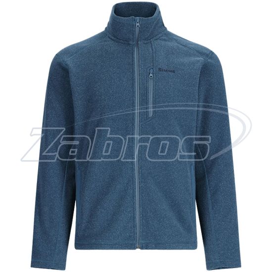 Фото Simms Rivershed Full Zip, 13850-1121-30, M, Neptune Heather