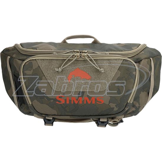Фото Simms Tributary Hip Pack, 14428-1082-00, 5 л, Regiment Camo Olive Drab