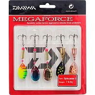 Набір блешень Daiwa Megaforce Spinner Kit, #3, 7-9 г, 5 шт: купити, ціна, Київ, Україна | Zabros