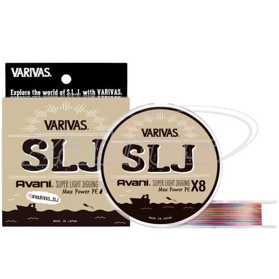 Фотографія Varivas Avani SLJ Max Power PE X8, #1, 0,17 мм, 9,09 кг, 150 м