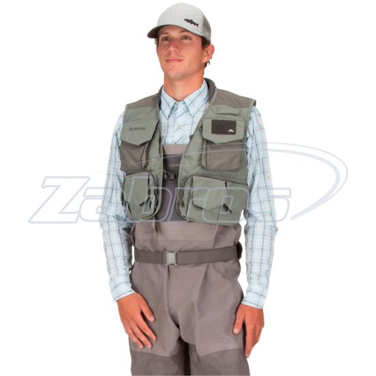 Фотографія Simms Freestone Fishing Vest, 12064-008-50, XL, Hex Flo Camo Carbon