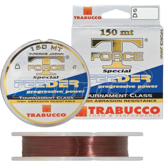Фото Trabucco T-Force Special Feeder, 052-63-300, 0,3 мм, 11,92 кг, 150 м, Dark Brown Фото Trabucco T-Force Special Feeder, 052-63-300, 0,3 мм, 11,92 кг, 150 м, Dark Brown