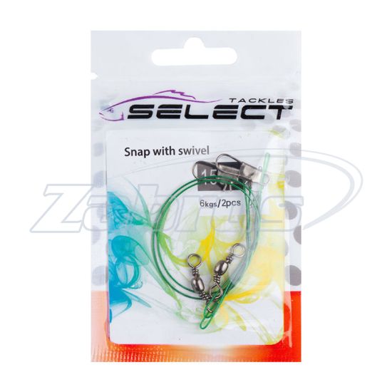 Фото Select многожильный, 1х7, зеленый, 15 см, 6 кг, 2 шт Фото Select многожильный, 1х7, зеленый, 15 см, 6 кг, 2 шт