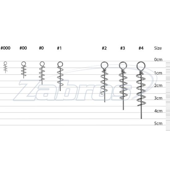 Фотография Select Soft Lure Screw, #4, 4,5 см, 7 шт