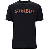 Футболка Simms Logo T-Shirt, 12803, XL, Jet Black: купить, цена, Киев, Украина | Zabros