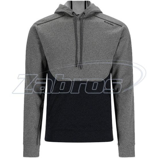 Фото Simms CX Hoody, 13654-2006-40, L, Steel Heather/Black Heather