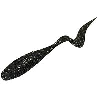 Силікон Jackall Rhythm Curly, 5,00", 12,7 см, 5 шт, HL Lame Black: купити, ціна, Київ, Україна | Zabros