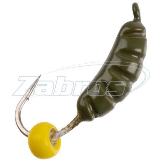 Фото Viking Fishing Shrimp+Bead, 0,64 г, 8 мм, 5 шт, Olive+Y