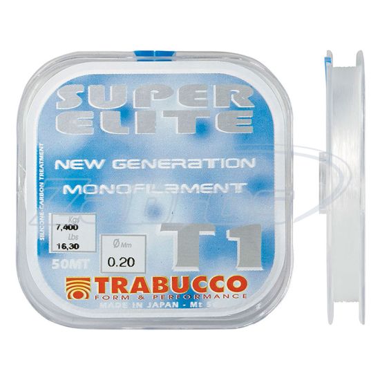 Фото Trabucco Super Elite T1 Tournament, 058-50-180, 0,18 мм, 6,3 кг, 50 м Фото Trabucco Super Elite T1 Tournament, 058-50-180, 0,18 мм, 6,3 кг, 50 м