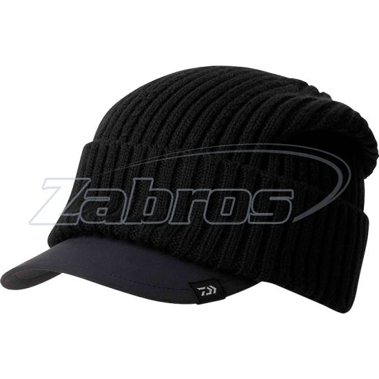 Фото Daiwa Knit Cap With Brim, DC-9324WE, Black