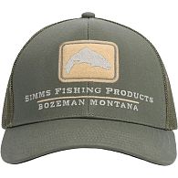 Кепка Simms Double Haul Icon Trucker, 14032, Smokey Olive, купить, цены в Киеве и Украине, интернет-магазин | Zabros