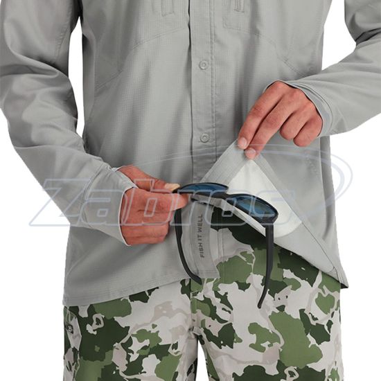 Купить Simms Intruder BiComp Fishing Shirt, 14441-255-40, L, Cinder