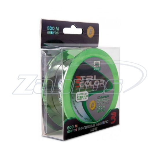 Фотография Lineaeffe Carp Special Camou Tricolor, 3600325, 0,25 мм, 10,4 кг, 600 м
