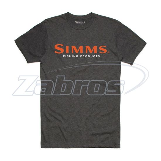 Фото Simms Logo T-Shirt, 12803, XXL, Charcoal Heather