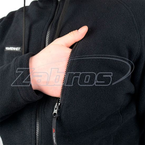 Малюнок Fahrenheit Classic Full ZIP Hoody, FACL20001L/R, Black