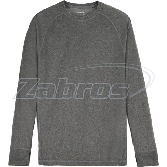Фото Simms Strata 160 LS Base Layer Crew, 14226, S, Dark Grey Heather