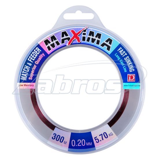 Фото Dragon Maxima Match & Feeder, 30-21-023, 0,23 мм, 6,45 кг, 300 м, Dark Brown
