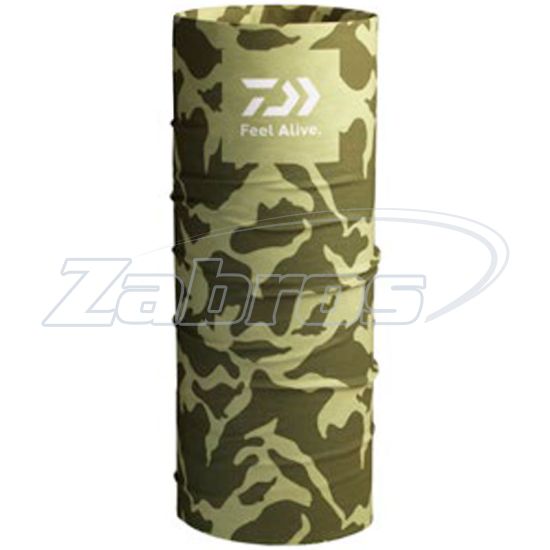 Фото Daiwa D-VEC Neckgaiter UV Protection Tube, 18206-102, Green Camo