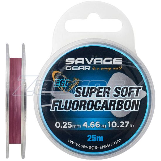 Фото Savage Gear Super Soft EGI, 0,29 мм, 6,03 кг, 25 м, Pink Фото Savage Gear Super Soft EGI, 0,29 мм, 6,03 кг, 25 м, Pink
