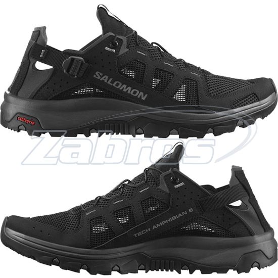 Фотографія Salomon Techamphibian 5, L47115100, 8, Black/Magnet/Monument