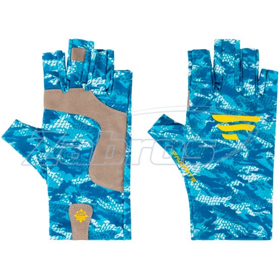 Фото Favorite Solar Fishing Gloves 5 Cut, L/XL, White/Blue Фото Favorite Solar Fishing Gloves 5 Cut, L/XL, White/Blue