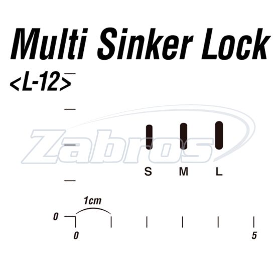 Малюнок Decoy L-12 Multi Sinker Lock, M, 18 шт