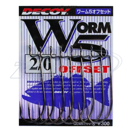 Decoy Worm5, Offset, 1/0, 9 шт, Киев