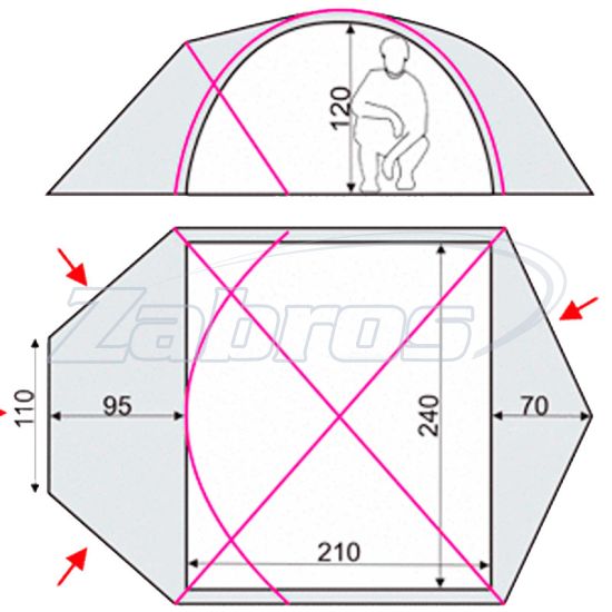 Фотографія Terra Incognita Baltora 4 Alu, Cherry