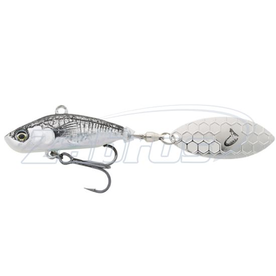 Фото Savage Gear 3D Sticklebait Tailspin, 13 г, 7,3 см, Black Silver Фото Savage Gear 3D Sticklebait Tailspin, 13 г, 7,3 см, Black Silver