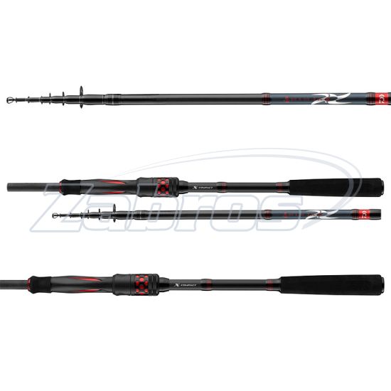 Фотография Daiwa Ninja X-Compact Spin, 11208-240, 2,45 м, 15-50 г Фотография Daiwa Ninja X-Compact Spin, 11208-240, 2,45 м, 15-50 г