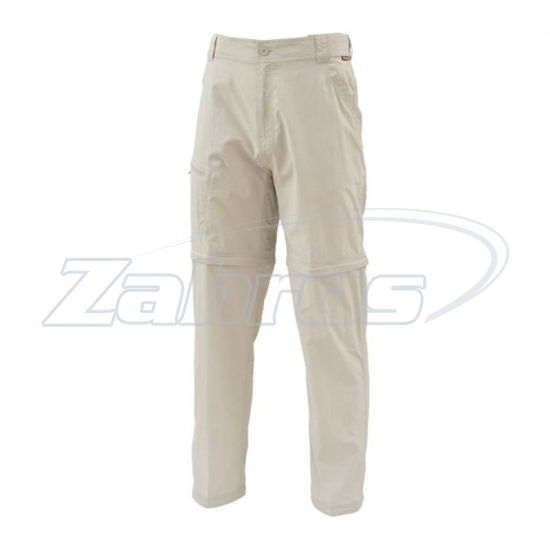Фото Simms Superlight Zip-Off Pant, 12075-102-30, M, Oyster