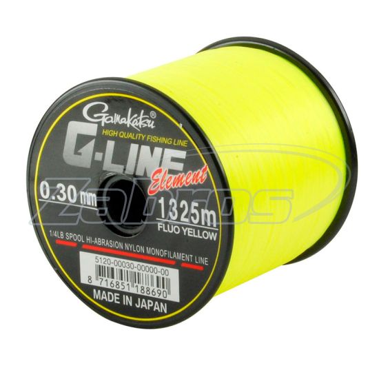 Фото Gamakatsu G-Line Element, 5120-45, 0,45 мм, 14,3 кг, 585 м, Fluo Yellow