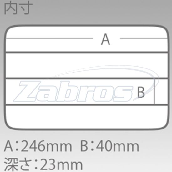 Малюнок Meiho Free Case 1200NS, 126687, 25,5x19x2,8 см